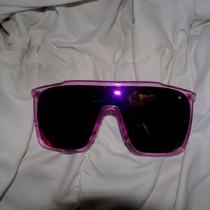 Pink Pit Viper Inspired Glasses